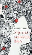 Couverture du livre « Si je me souviens bien » de Le Bris Helene aux éditions Eyrolles