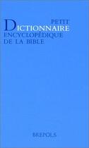 Couverture du livre « Dictionnaire de la bible » de  aux éditions Brepols