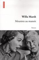 Couverture du livre « Meurtres au manoir » de Willa Marsh aux éditions Autrement