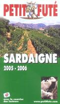 Couverture du livre « SARDAIGNE (édition 2005/2006) » de Collectif Petit Fute aux éditions Le Petit Fute