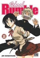 Couverture du livre « School rumble Tome 18 » de Jin Kobayashi aux éditions Pika