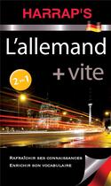 Couverture du livre « L'allemand + vite » de  aux éditions Larousse