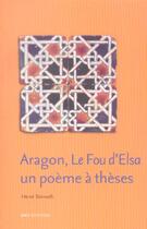 Couverture du livre « Aragon, 