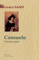 Couverture du livre « Consuelo Tome 3 » de George Sand aux éditions Paleo