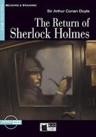 Couverture du livre « Return of sherlock holmes+cd b1.2 » de  aux éditions Cideb Black Cat