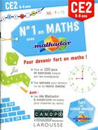 Couverture du livre « Numero 1 en maths avec mathador ce2 » de Canope aux éditions Larousse