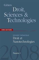 Couverture du livre « Droit, sciences & technologies » de  aux éditions Cnrs