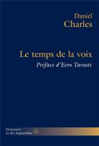 Couverture du livre « Le temps de la voix » de Daniel Charles aux éditions Hermann
