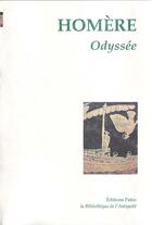 Couverture du livre « Odyssée » de Homere aux éditions Paleo
