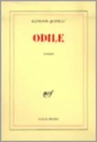 Couverture du livre « Odile roman » de Raymond Queneau aux éditions Gallimard (patrimoine Numerise)