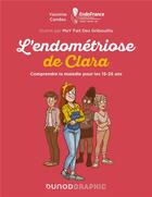 Couverture du livre « L'endométriose de Clara : comprendre la maladie pour les 15-25 ans » de Yasmine Candau et May Fait Des Gribouillis aux éditions Dunod