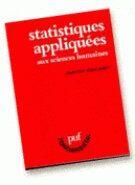 Couverture du livre « Statistiques appliquées aux sciences humaines » de Gaston Mialaret aux éditions Puf