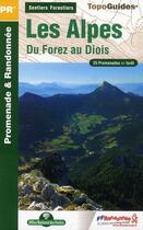 Couverture du livre « Les Alpes du Forez au Diois ; sentiers forestiers ; 42-69-01-74-73-38-26-07- SF03 » de  aux éditions Ffrp