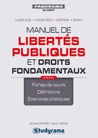 Couverture du livre « Libertes publiques et droits fondamentaux (4e édition) » de Bertrand Pauvert et Xavier Latour aux éditions Studyrama