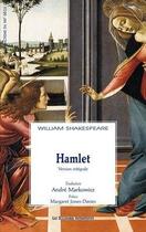 Couverture du livre « Hamlet » de William Shakespeare aux éditions Solitaires Intempestifs