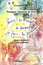 Couverture du livre « Passages, chansons de Paris » de Giovanni Dotoli aux éditions Tensing