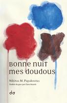 Couverture du livre « Bonne nuit mes doudous » de Nikita M. Papakostas aux éditions Editions Do