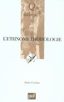 Couverture du livre « L'ethnométhodologie (5e édition) (5e édition) » de Alain Coulon aux éditions Que Sais-je ?