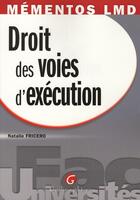 Couverture du livre « Droit des Voies d'exécution » de Natalie Fricero aux éditions Gualino