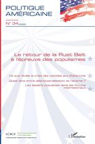 Couverture du livre « Le retour de la rust belt a l'epreuve des populismes - vol34 » de  aux éditions L'harmattan