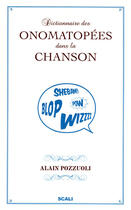 Couverture du livre « Crac, boum, hue ; dictionnaire des onomatopées dans la chanson » de Alain Pozzuoli aux éditions Scali