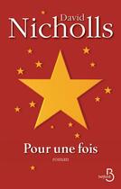 Couverture du livre « Pour une fois » de David Nicholls aux éditions Belfond