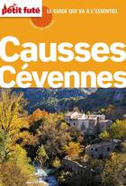 Couverture du livre « GUIDE PETIT FUTE ; CARNETS DE VOYAGE ; Causses, Cévennes, 2012 » de  aux éditions Le Petit Fute