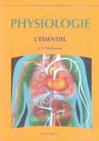 Couverture du livre « Physiologie ; l'essentiel » de Mcgeown J G aux éditions Maloine