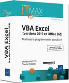 Couverture du livre « VBA Excel (versions 2019 et Office 365) ; cours et exercices corrigés : maîtrisez la programmation sous Excel » de Claude Duigou et Michele Amelot aux éditions Eni