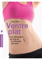 Couverture du livre « Ventre plat » de Lydie Raisin aux éditions Marabout