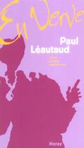 Couverture du livre « Paul leautaud en verve » de Paul Leautaud aux éditions Horay