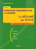 Couverture du livre « Concours d'entree dans les ecoles paramedicales » de Isabelle Renaudineau aux éditions Vuibert