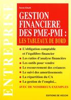 Couverture du livre « Gestion financiere des pme-pmi ; les tableaux de bord » de Sarun Khath aux éditions De Vecchi