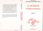 Couverture du livre « La recherche interculturelle : Tome 2 » de Jean Retschitzki aux éditions L'harmattan