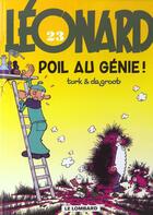 Couverture du livre « Léonard T.23 ; poil au génie ! » de Bob De Groot et Turk aux éditions Lombard