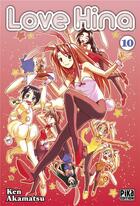 Couverture du livre « Love Hina Tome 10 » de Ken Akamatsu aux éditions Pika