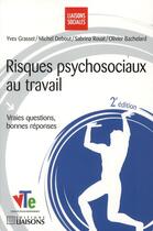 Couverture du livre « Risques psychosociaux au travail (2e édition) » de  aux éditions Liaisons