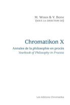 Couverture du livre « Chromatikon 10 » de  aux éditions Chromatika