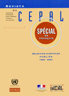 Couverture du livre « Revista de la cepal. selection d'articles publies 1995-2004 » de  aux éditions Iheal