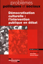 Couverture du livre « Quelle démocratisation culturelle ? » de Krebs Anne/Robatel N aux éditions Documentation Francaise