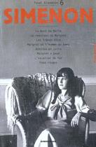 Couverture du livre « Tout simenon - tome 6 centenaire - vol06 » de Georges Simenon aux éditions Omnibus