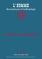 Couverture du livre « L'homme Tome 251 : Economies de la prédation » de Lhomme aux éditions Ehess