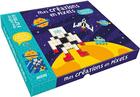 Couverture du livre « Mes creations en pixels - mission spatiale » de Jessica Das aux éditions Philippe Auzou