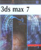 Couverture du livre « 3DS max 7 » de Julien Wittmer aux éditions Eni
