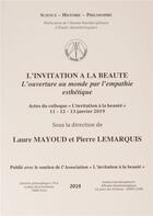 Couverture du livre « L'iInvitation à la beauté ; l'ouverture au monde par l'empathie esthétique » de  aux éditions Vrin