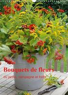 Couverture du livre « Bouquets de fleurs du jardin campagne et foret calendrier mural 2020 din a3 vert - bouquets de fleur » de Friederike Take aux éditions Calvendo