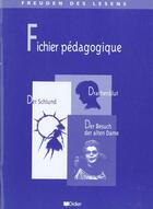 Couverture du livre « Der Besuch Der Alten Dame -Niveau Confirme -Guide Pedagogique » de Durrenmatt-F aux éditions Didier