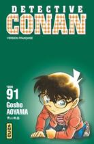 Couverture du livre « Détective Conan Tome 91 » de Gosho Aoyama aux éditions Kana