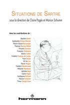Couverture du livre « Situations de sartre » de Claire Pages Claire aux éditions Hermann
