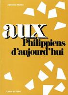 Couverture du livre « Aux philippiens aujourd'hui » de  aux éditions Labor Et Fides